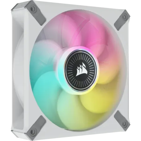 Corsair iCUE ML120 RGB ELITE Premium 120mm PWM Magnetic Levitation Fan White Single Pack